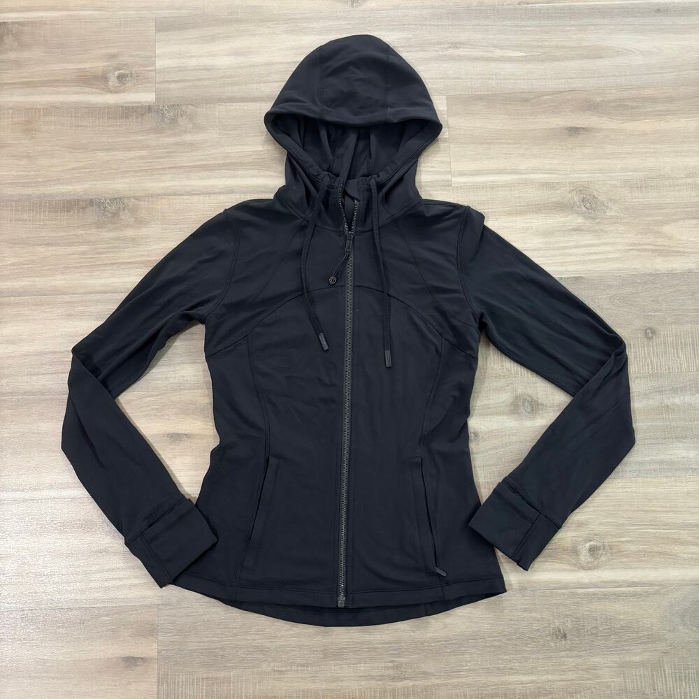 Lululemon Hooded Define Jacket Nulu Women Size 8 Black